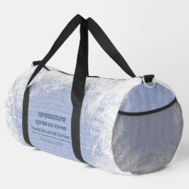 SPREZZATURA: DIE ITALIENISCHE MODEKUNST-BlueDenim Duffle Bag