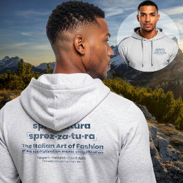 SPREZZATURA: DIE ITALIENISCHE MODEKUNST-BlueDenim Hoodie