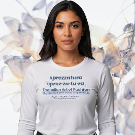 SPREZZATURA: DIE ITALIENISCHE MODEKUNST-BlueDenim Tri-Blend Shirt