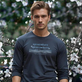 SPREZZATURA: DIE ITALIENISCHE MODEKUNST-BlueDenim Tri-Blend Shirt