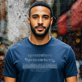 SPREZZATURA: DIE ITALIENISCHE MODEKUNST-BlueDenim Tri-Blend Shirt
