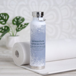 SPREZZATURA: DIE ITALIENISCHE MODEKUNST-BlueDenim Trinkflasche