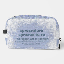 SPREZZATURA: DIE ITALIENISCHE MODEKUNST - DenimArt Waschbeutel