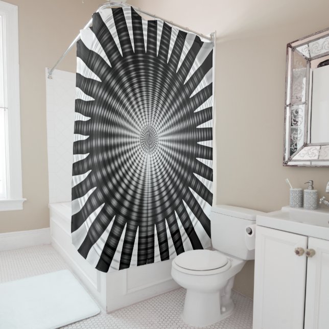 Sprial Madness Duschvorhang (Beispiel)