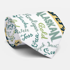 Sprich Alaskan! Weiße Krawatte