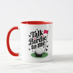 Sprich Birdie mit mir Funny golf puff Tasse