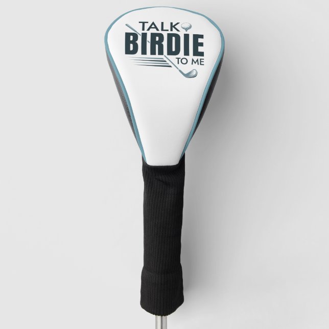 Sprich Birdie mit mir Golf Headcover (Vorderseite)