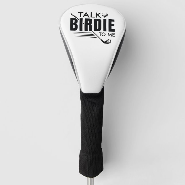 Sprich Birdie mit mir Golf Headcover (Vorderseite)