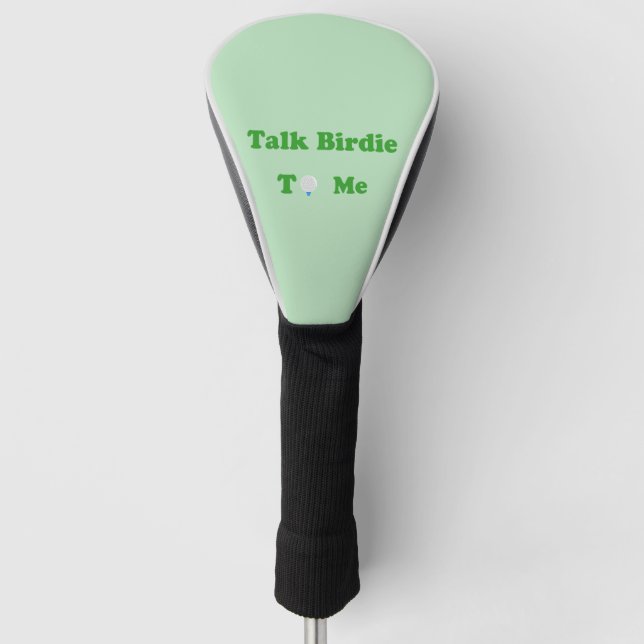 Sprich Birdie mit mir Golf Headcover (Vorderseite)