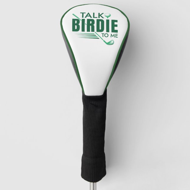 Sprich Birdie mit mir Golf Headcover (Vorderseite)