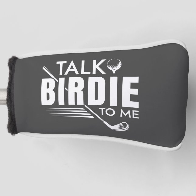 Sprich Birdie mit mir Golf Headcover (Vorderseite)