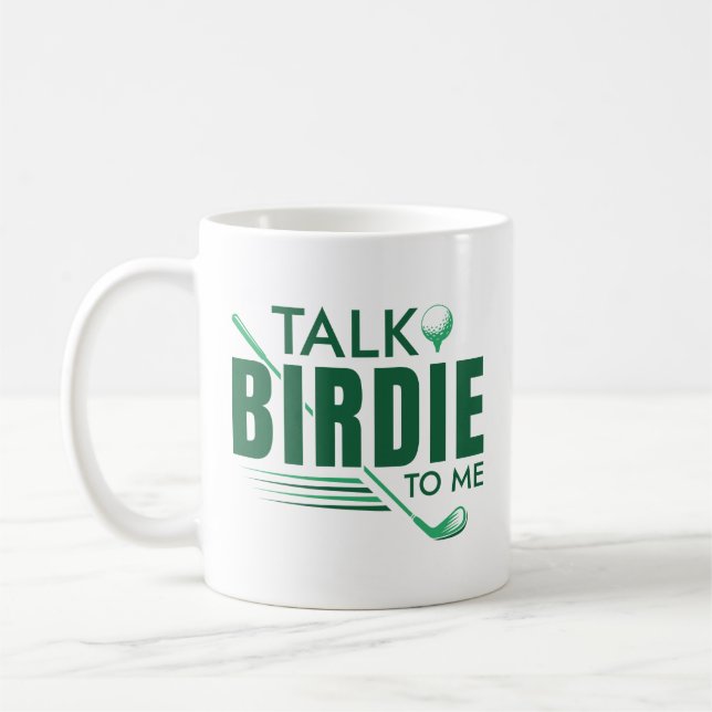 Sprich Birdie mit mir Kaffeetasse (Links)
