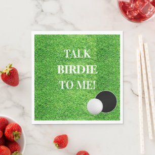 Sprich Birdie To Me Golf Lover Celebration Party Serviette