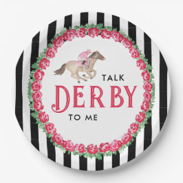 Sprich Derby mit mir | Race Derby Brautparty Pappteller