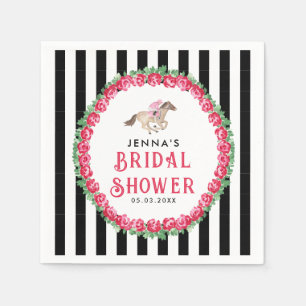 Sprich Derby mit mir Race Derby Brautparty Serviette