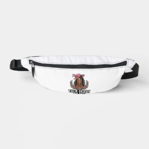 Sprich Derby Zu Mir Vintage Pferd Rose Derby Desig Bauchtasche