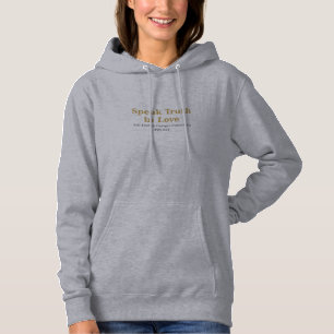 Sprich die Wahrheit in Liebe — Soft Startup Hoodie