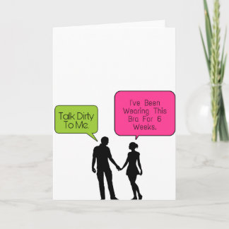 Sprich dreckig mit mir... feiertagskarte