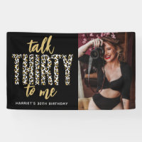 Sprich dreißig mit mir! 30. Geburtstag Party Foto