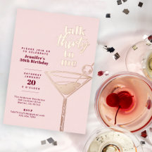Sprich dreißig mit mir Geburtstags Cocktail Party