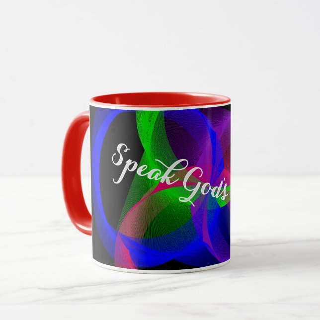 Sprich Gottes Wort Kaffee Tasse (Vorderseite Links)