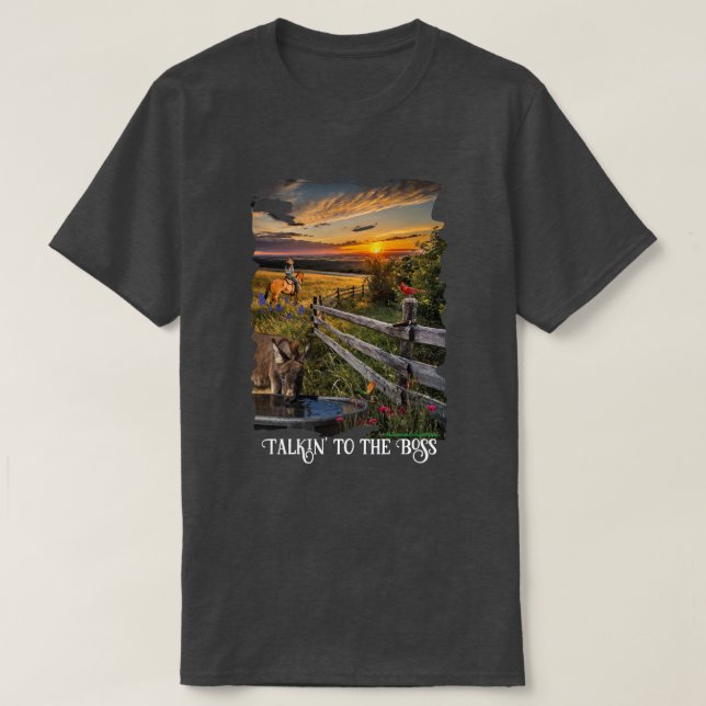 Sprich mit dem Boss T-Shirt (Design vorne)