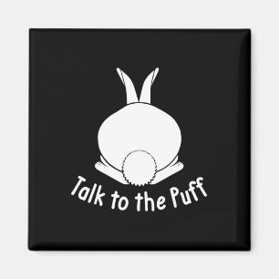 Sprich mit dem Puff-Hasen Süßer Hase Frohe Ostern  Magnet