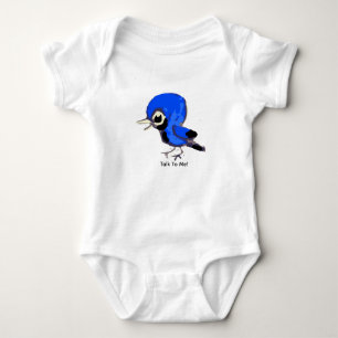 Sprich mit mir Vogel Baby Strampler