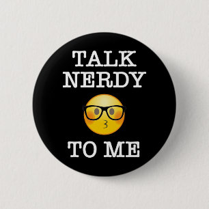 Sprich Nerdy mit mir Button