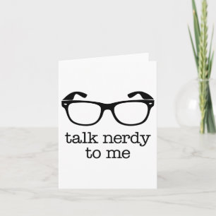 Sprich Nerdy mit mir Karte