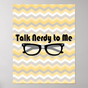 Sprich Nerdy mit mir Poster