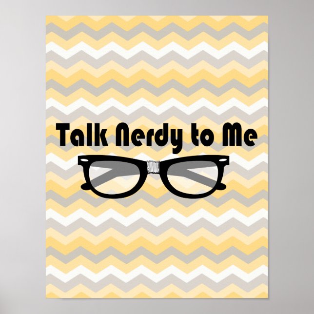 Sprich Nerdy mit mir Poster (Vorne)