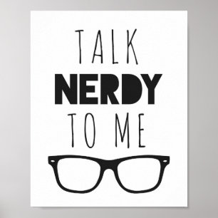 Sprich Nerdy mit mir Poster