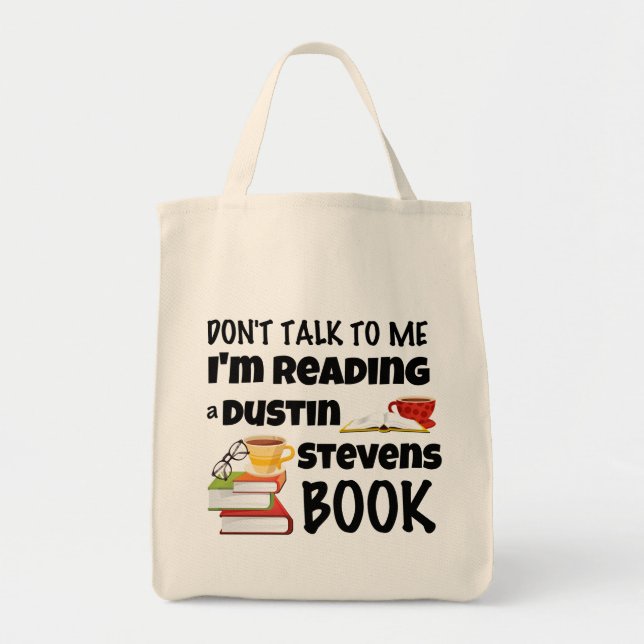 Sprich nicht, dass ich ein Buch von Dustin Stevens Tragetasche (Vorne)