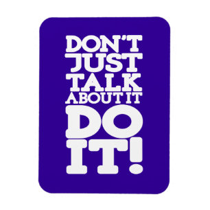 Sprich nicht nur über den blauen und weißen Magnet