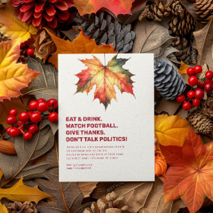 Sprich nicht über politische Textbasen - Erntedank Einladung