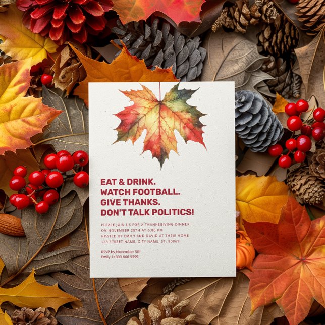 Sprich nicht über politische Textbasen - Erntedank Einladung (Von Creator hochgeladen)