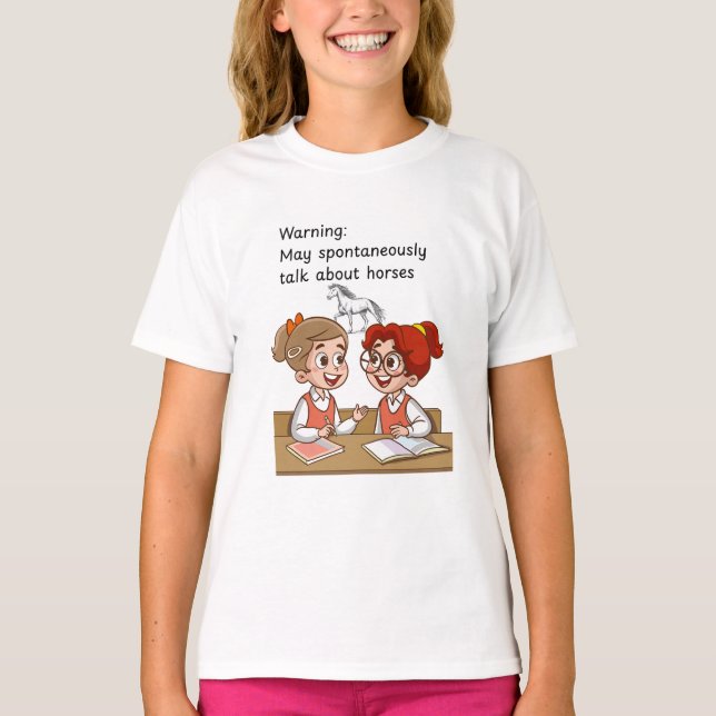 Sprich Pferdisch T-Shirt (Vorderseite)