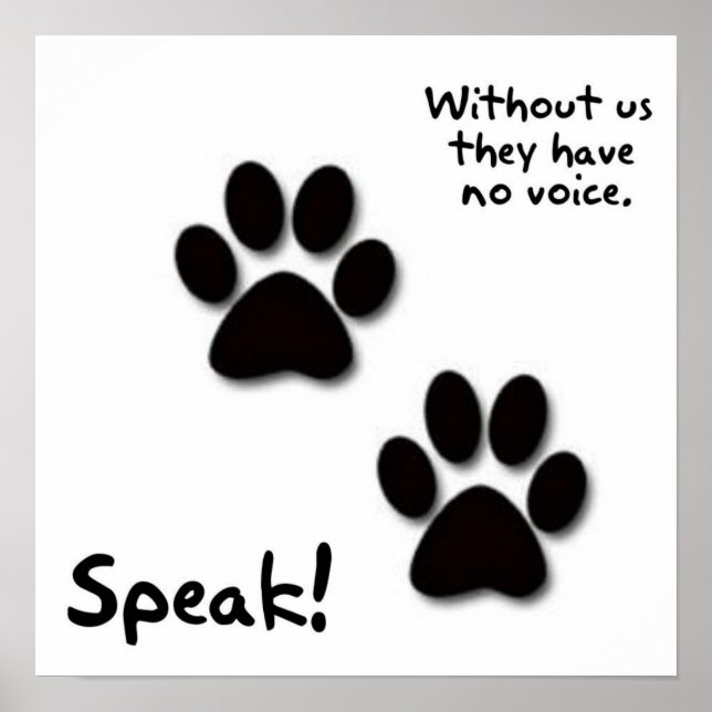 Sprich! Poster (Vorne)