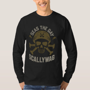 Sprich wie ein Piratentag, der Piratenjäger, hat m T-Shirt
