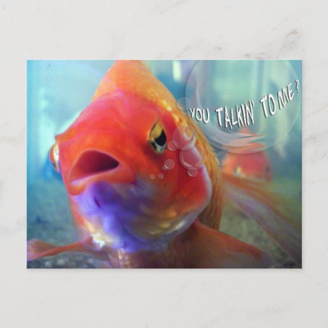 Sprichst du mit mir? postkarte (Vorderseite)