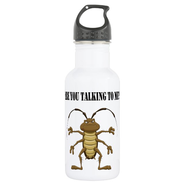 Sprichst du mit mir? trinkflasche (Vorderseite)