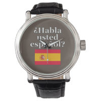 Sprichst du Spanisch? Auf Spanisch. Flag