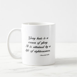 Sprichwort-16:31 % pipe% Bibel-Vers Tasse