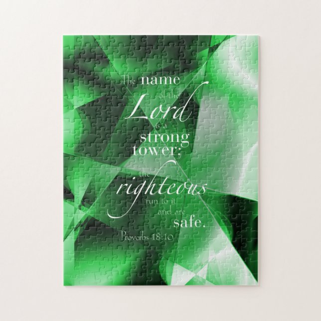 Sprichwort-18:10 Puzzle (Vertikal)