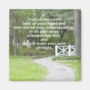 Sprichwort-3:5 - 6 magnet