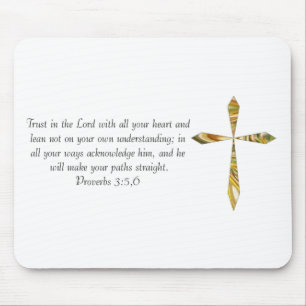 Sprichwort-3:5 - 6 mousepad