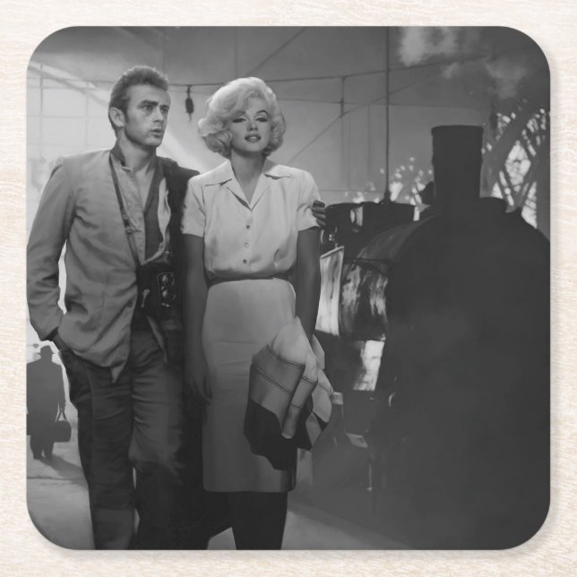 Sprichwort-Abschied Rechteckiger Pappuntersetzer (Vorderseite)