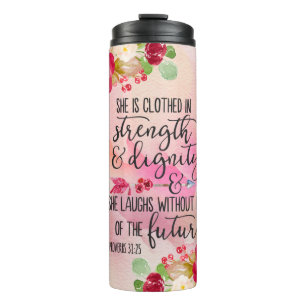 Sprichwort der Frau Rosa Thermosbecher