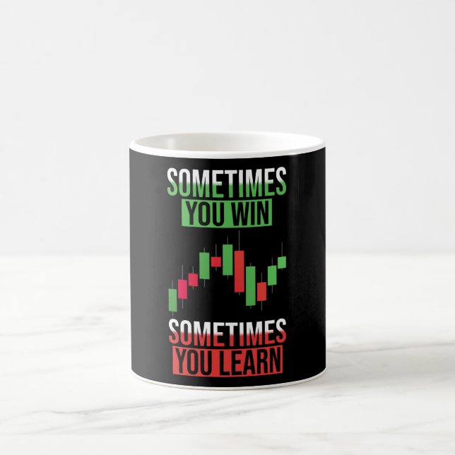 Sprichwort des Wertpapieranlegers Kaffeetasse (Mittel)